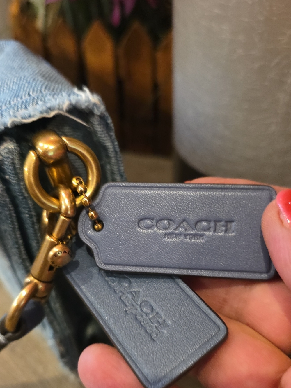 Coach Upcycled By Coach NWT Denim Tabby 26 - Picture 3 of 14